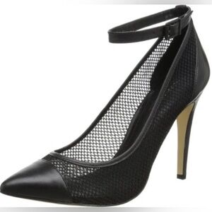 BCBGeneration Black Mesh Heels